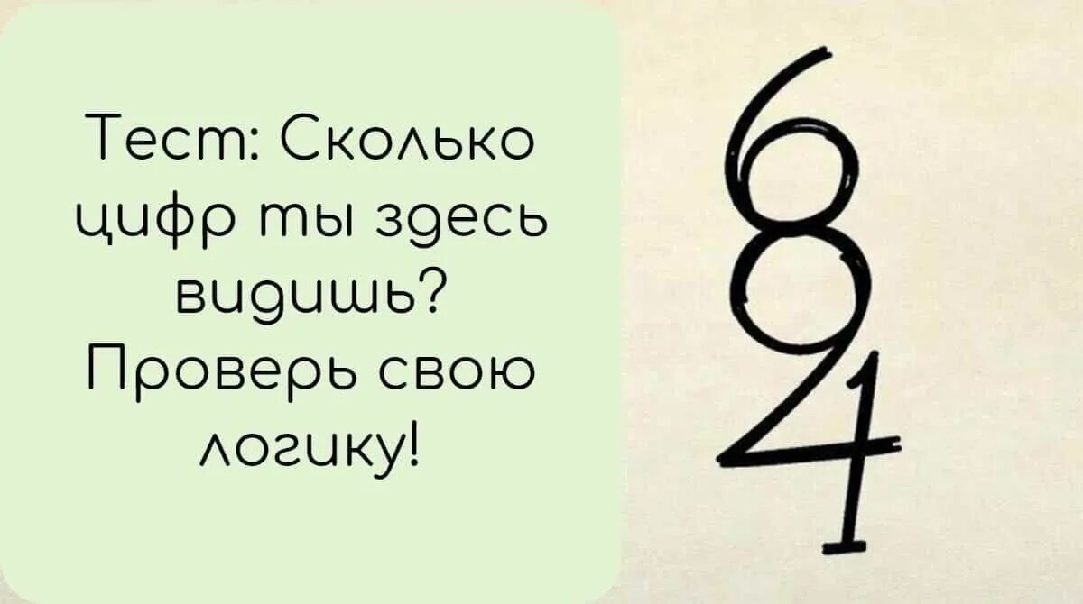 Тест насколько я устала. Прикольные тесты. Сколько цифр на картинке. Тесты. Логика. Тесты на внимательность и логику.