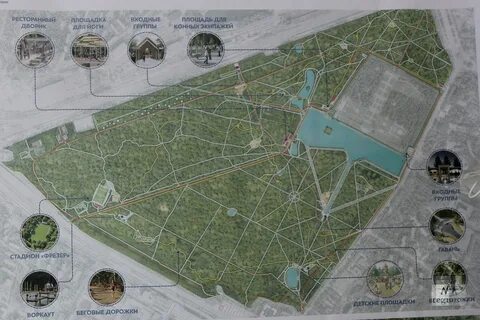 Кусково карта схема парка
