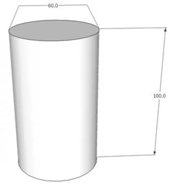 Размеры тубуса. Цилиндр диаметр 46 мм высота 66 мм. Цилиндр d = 50мм h=70. Цилиндр из ПВХ. Пластиковый полый цилиндр.