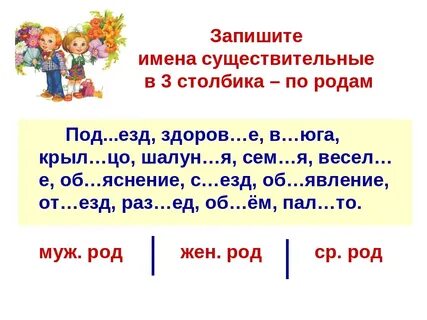 Чертеж существительное