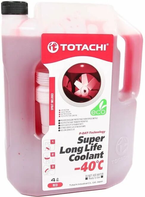 Long life coolant red. TOTACHI Coolant-40. TOTACHI super long Life Coolant. Антифриз Тотачи красный g12. Антифриз TOTACHI super long Life Coolant Red -40c (на розлив) 220кг (163841).