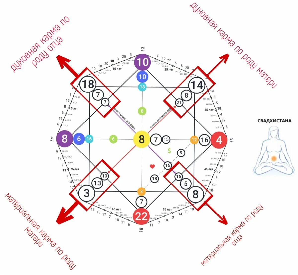 21 10 7 кармический хвост совместимости. Нумерология матрица судьбы Ладини. Матрица судьбы Натальи Ладини. Зоны в матрице судьбы. Матрица судьбы по зонам.
