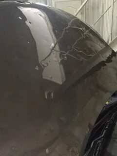 Вмятины после града