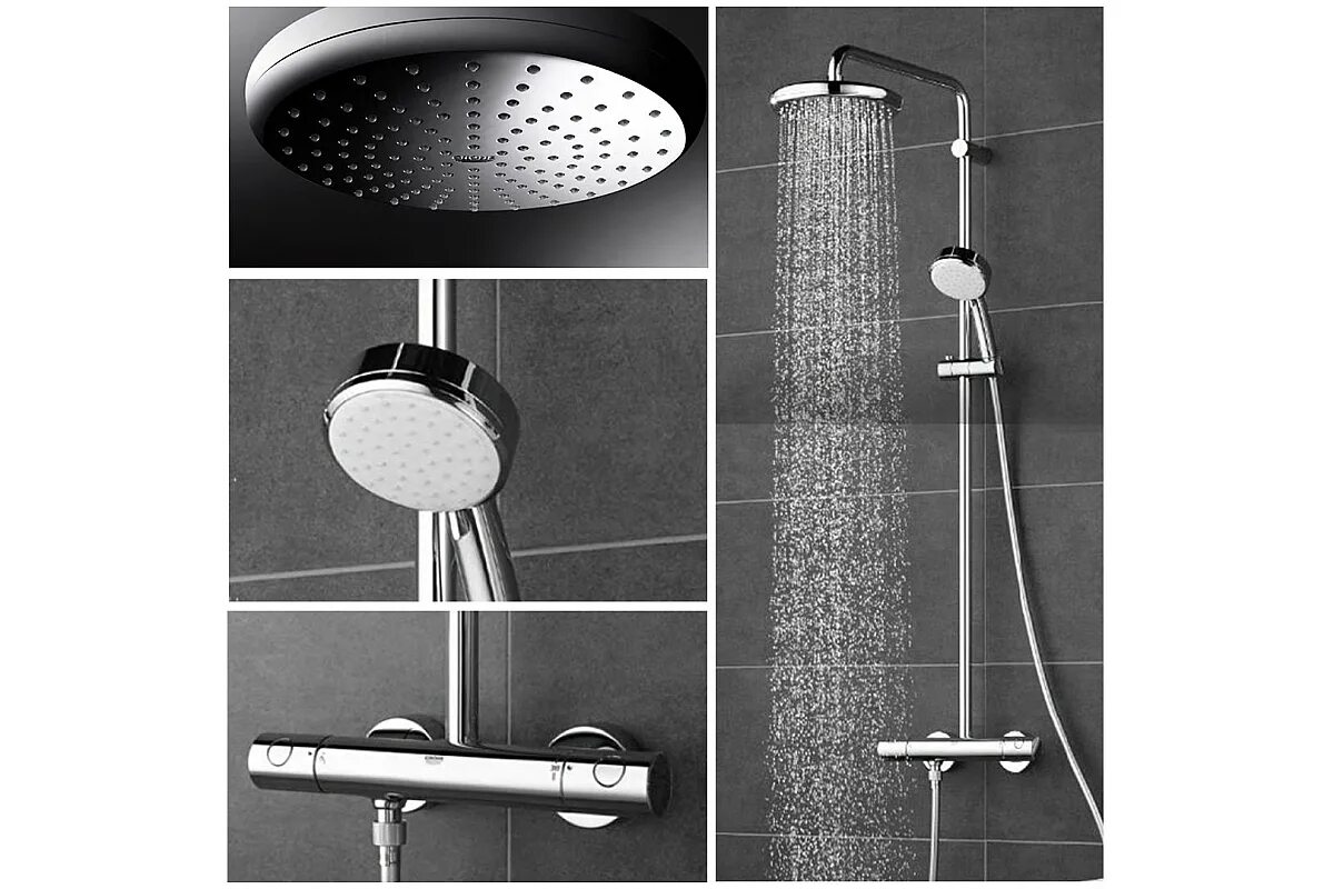 Grohe new 200. Душевая стойка Grohe Tempesta Cosmopolitan 27922001. Grohe Tempesta Cosmopolitan 210. Душевая система Grohe Tempesta Cosmopolitan 210. Grohe Tempesta Cosmopolitan 210 27922001.