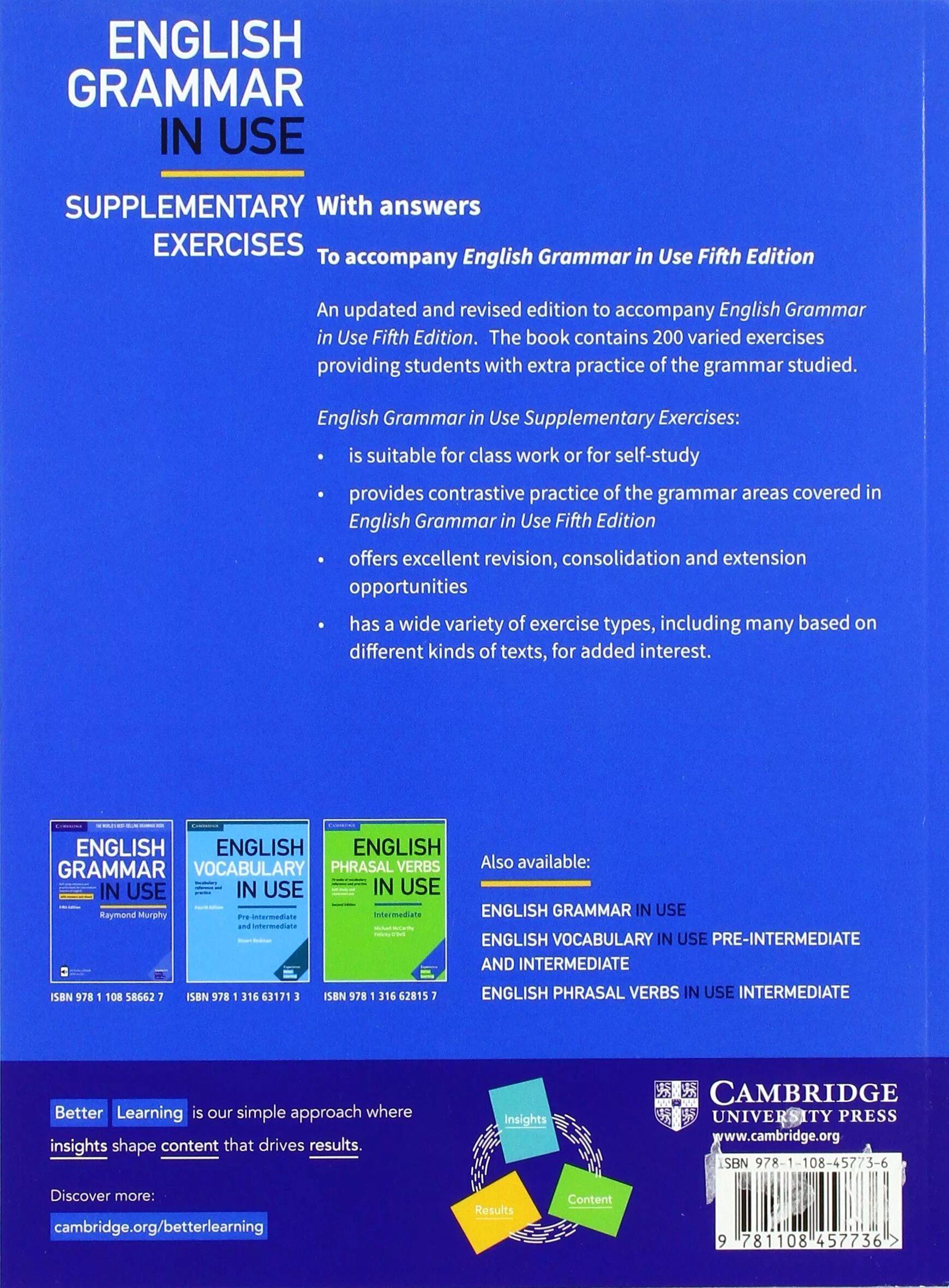 Murphy 5th edition. English-grammar-in-use-supplementary-exercises-5th-edition-2019. english grammar in use. мёрфи english grammar in use. murphy fifth edition.