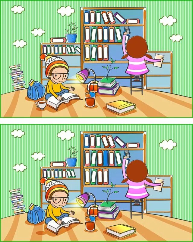 In a classroom in a shopping