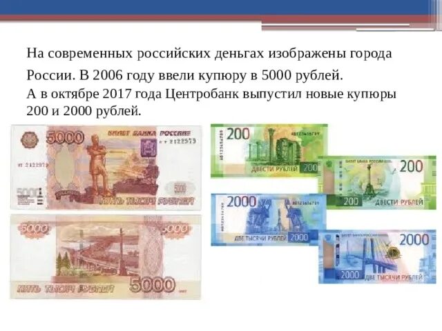 Что изображено на рублях россии. Современные деньги России. Купюра 2000 рублей город на купюре. Купюра 2000 рублей и 200 рублей. Города на купюрах России 2000.