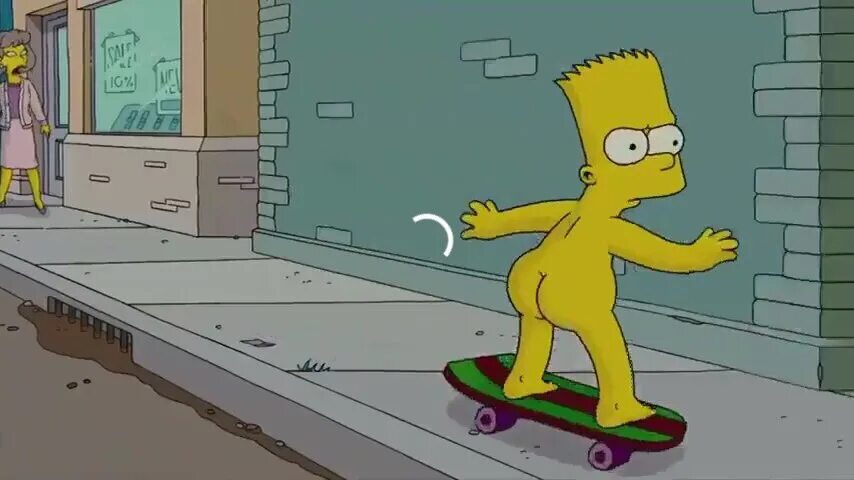 Simpsons rule 34. Ральф симпсоны. Барт симпсон на самокате. Симпсоны gif. Гифка барт симпсон.