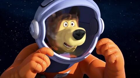 Маша и медведь летит