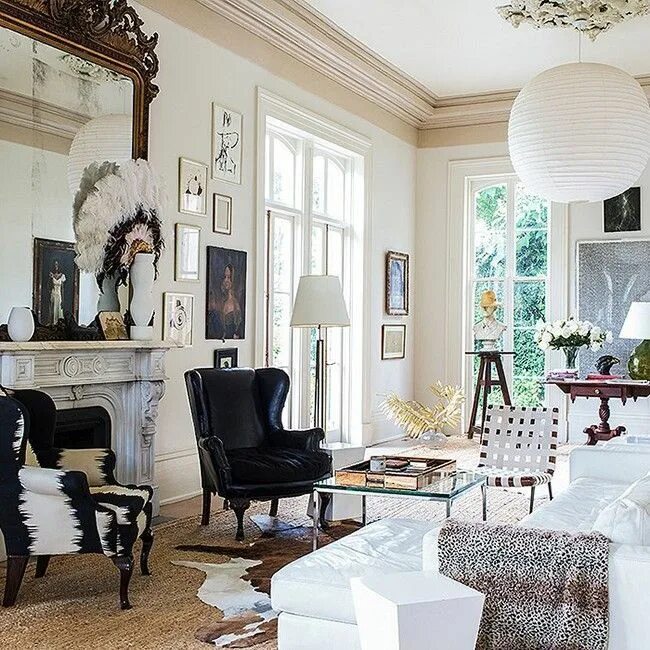 Основы стиля в интерьере Prewar Apartment Modern French Decor Inspiration Architectural Digest