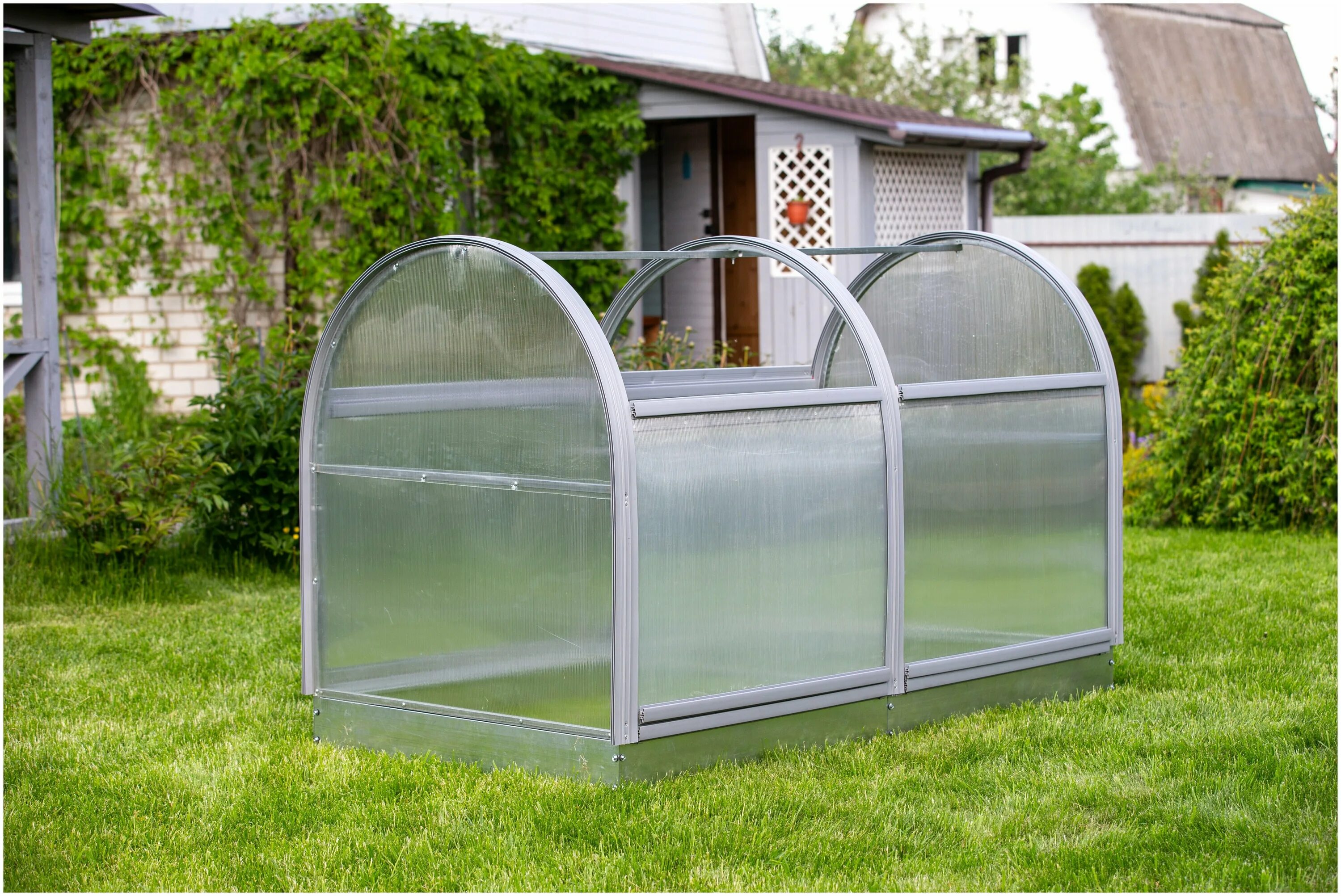 каркас теплицы агросфера-стандарт 4м. теплица "капелька" 4м 20*20. поликарбонат 3 м. поликарбонат 3 м. теплица агросфера стандарт 200х300см.