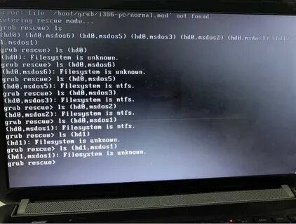 Grub error