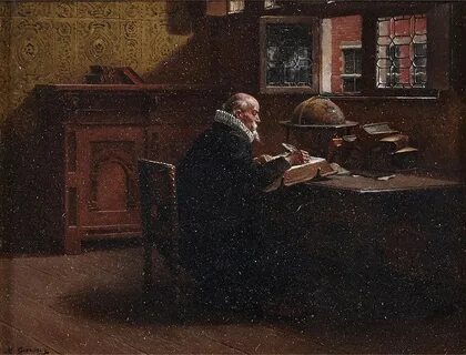 His study