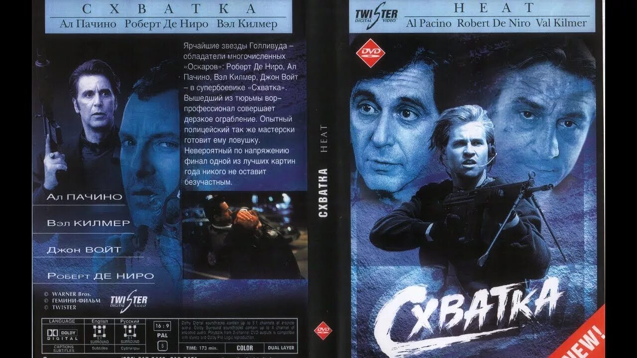 Схватка содержание. Схватка / Heat (1995).