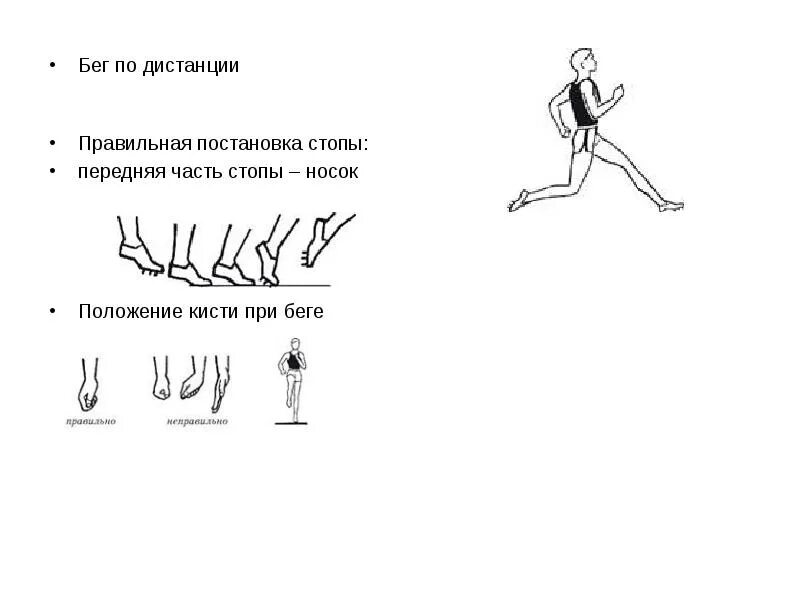 Положение рук во время бега. Техника бега трусцой постановка стопы. Постановка ног при беге на длинные дистанции. Техника бега правильная постановка стопы. Бег 30 метров методика выполнения.