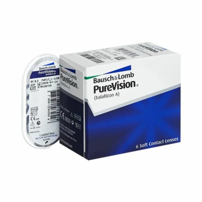 Линзы пур вижн. Pure vision -5. 0, уп. Линзы acuvue purevision. Контактные линзы bausch & lomb purevision 2, 6 шт.