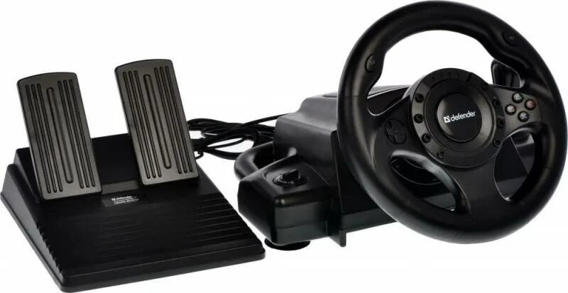 Игровой руль Defender Forsage Drift gt. Руль Defender Forsage gt. Defender Forsage Drift gt USB-ps3. Игровой руль Defender Forsage Drift gt USB-ps3, 12 кнопок. Руль с педалями defender