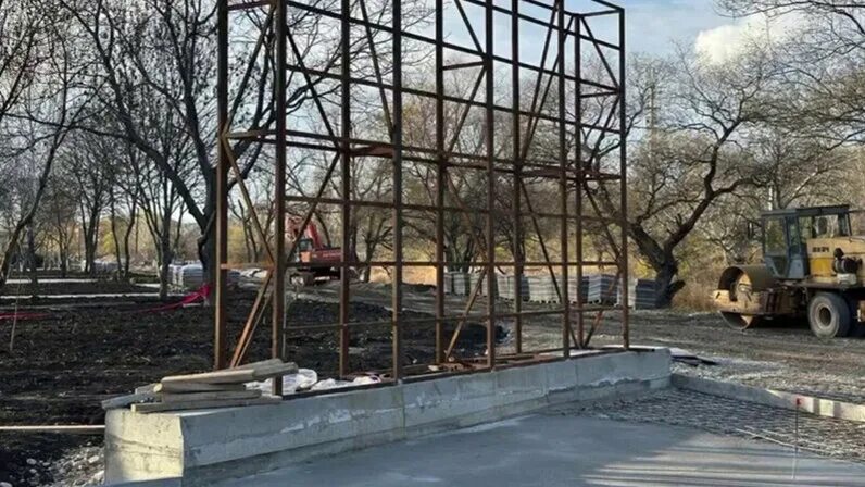 В Пятигорске продолжается обустройство парка "Водник" - АТВмедиа