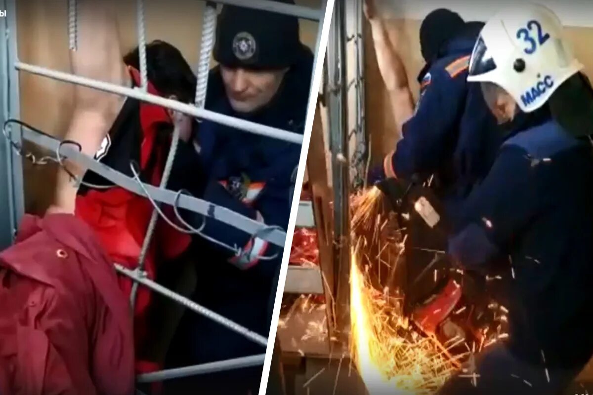 мальчика заперли в гараже