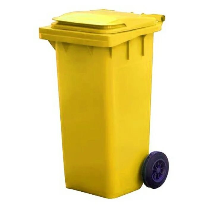 Урна 120л с крышкой. Бак мусорный 120 л на колесах. Бак для отходов пластиковый 120л желтый.