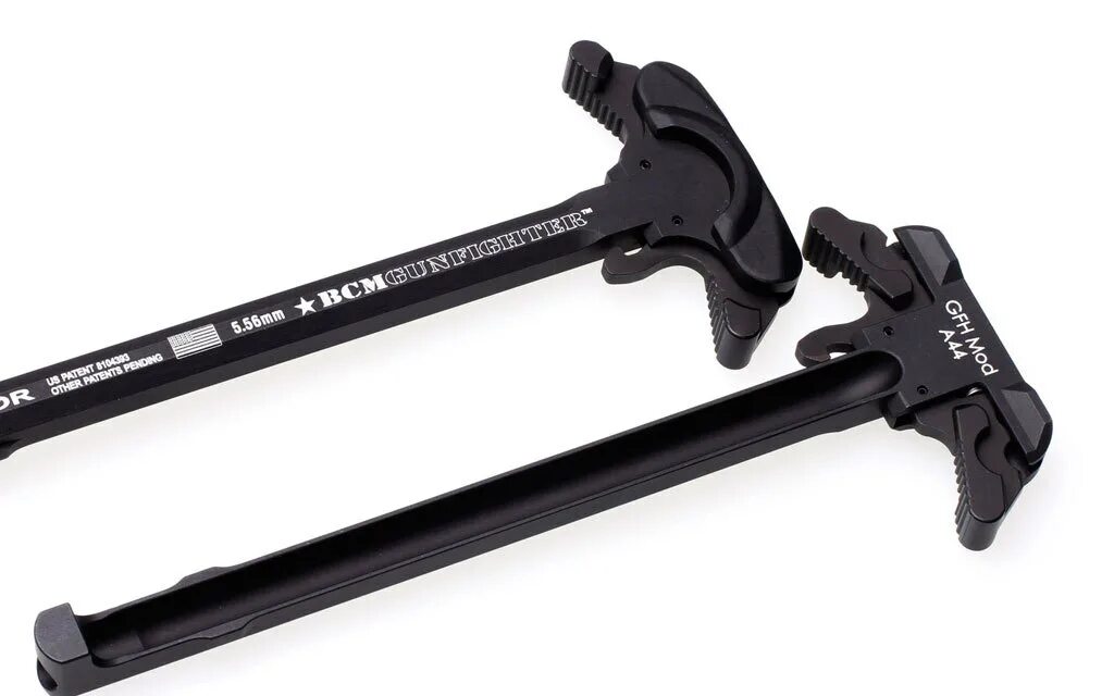 X handle. Ar 15 charging handle. ambidextrous charging handle. рукоятка взвода на ар-15 bravo company charging handle 5.56 mod 3 (large) latch. bcm59101bkmlg.