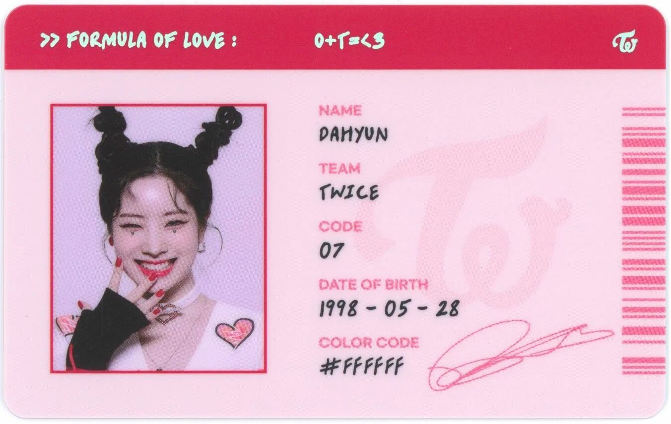 Карты twice. Twice id card. официальные карты twice. id карты twice formula of love.