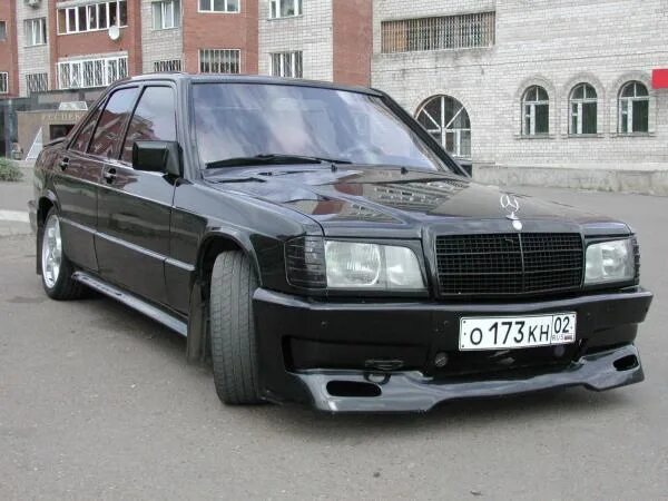 Бампер мерседес 190 тюнинг Передний бампер мерседес 190