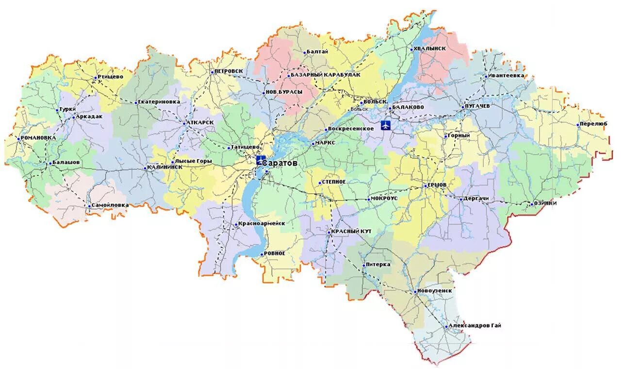 Саратовская область на карте Саратовской области. Карта Саратовской области. Саратовская область на карте России. Карта Саратовской области с районами.