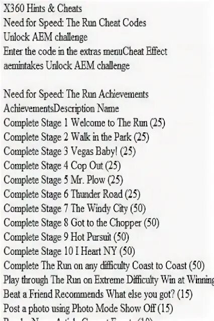 Чит код need for sped. Need for speed the run чит коды. nfs the run ps3 чит коды. need for speed чит коды. читы код на need for speed the run.
