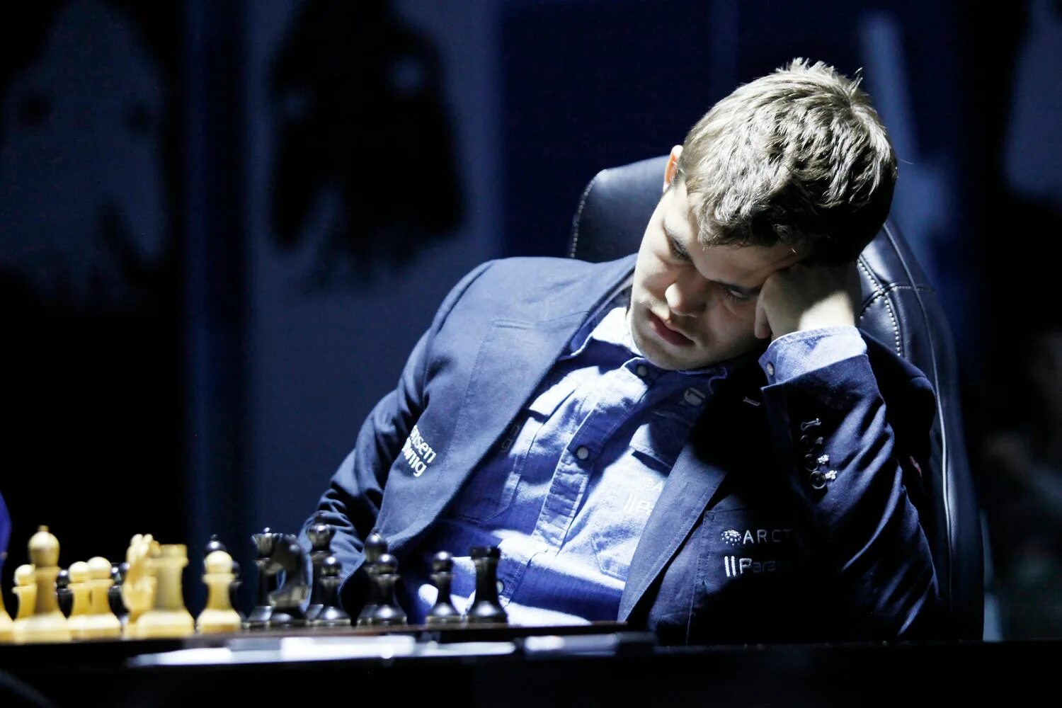 He plays chess