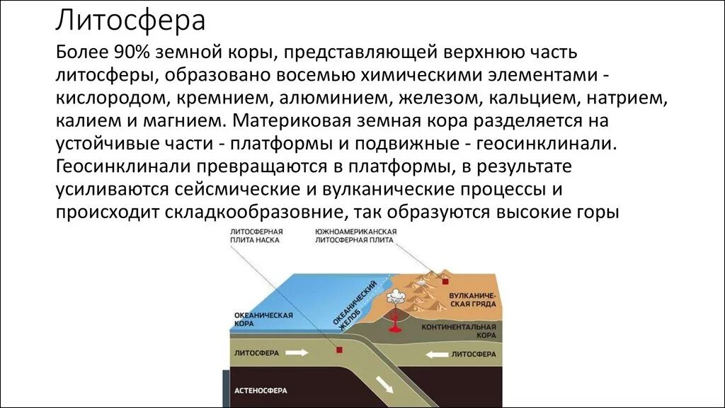 По каким предложениям можно определить строение литосферы. Литосфера. Оболочки литосферы. Понятие литосфера. Строение литосферы.