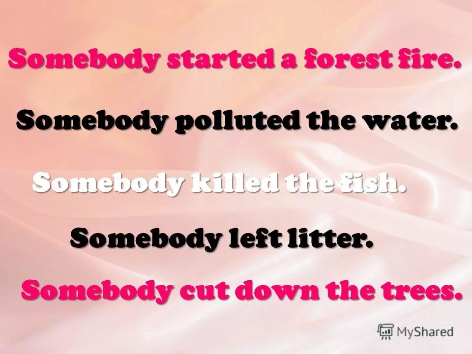 Just leave me for somebody