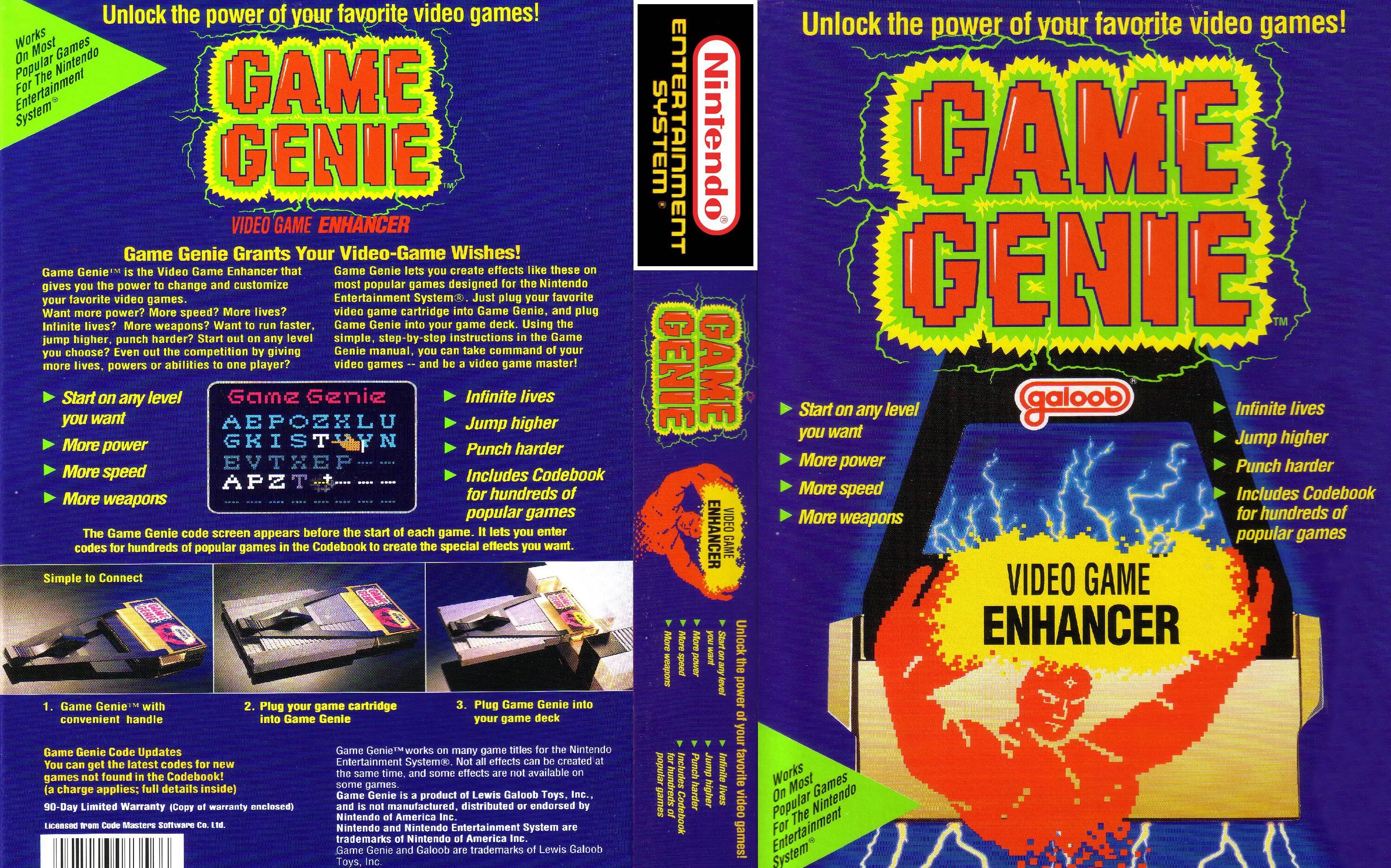 Game genie коды