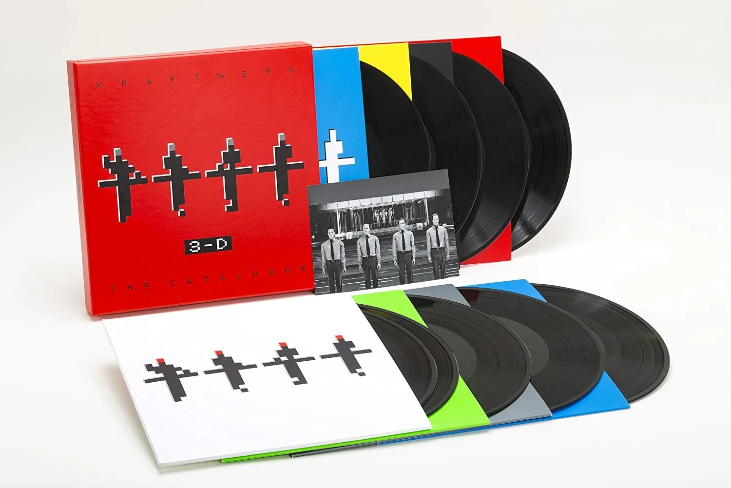 Виниловая пластинка Kraftwerk - 3-d the catalogue (9 LP). Kraftwerk винил. 3-D the catalogue Kraftwerk. 3д каталоги крафтверк винил.