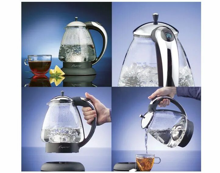 Стеклянный чайник. Электрочайник в виде чайника. Стеклянный чайник для кипячения воды. Электрочайник в виде обычного чайника.