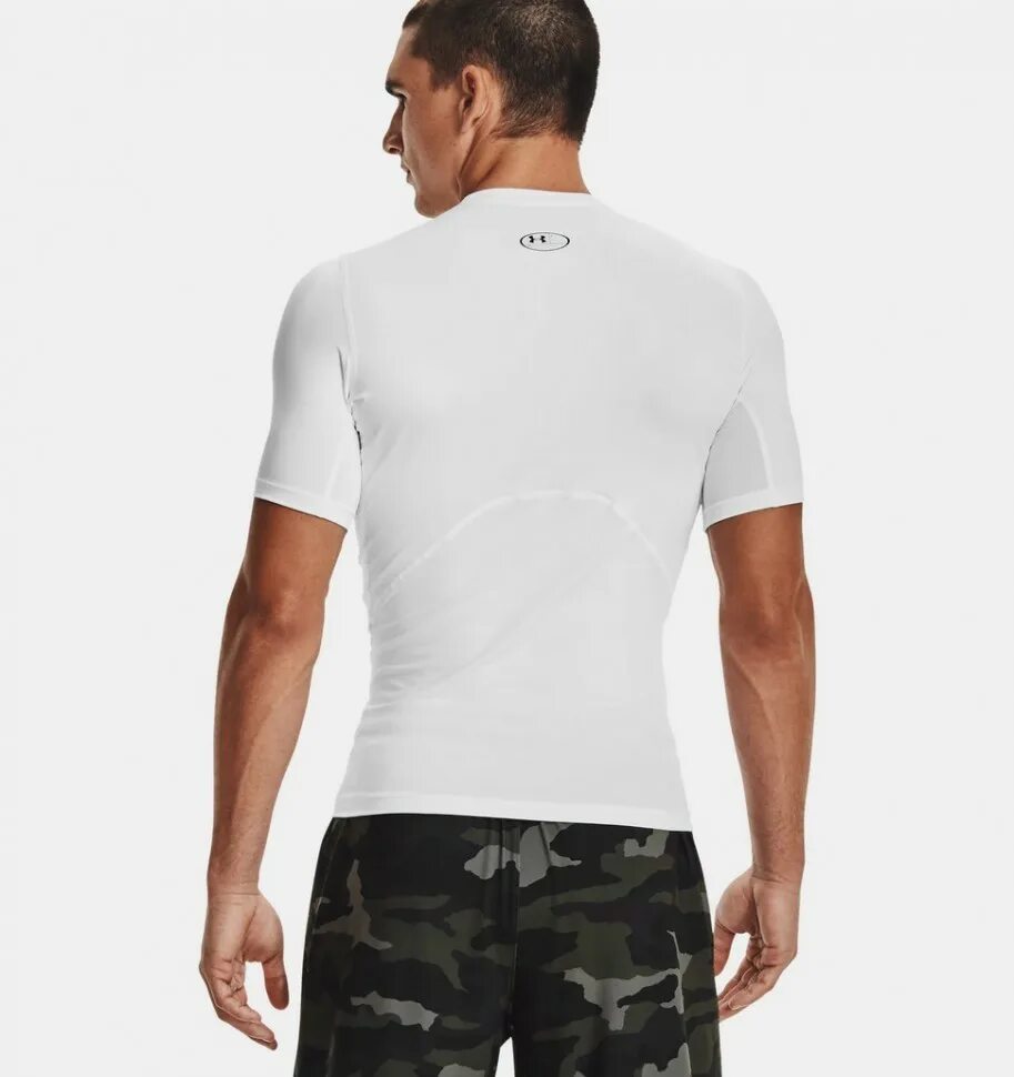 Under armour футболка белая. White under armour t-shirt. Компрессионный лонгслив мужской. Under armour compression белая. Компрессионный рашгард under armour.