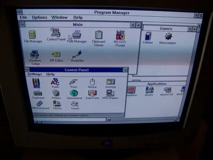 Windows 3.1 simulator