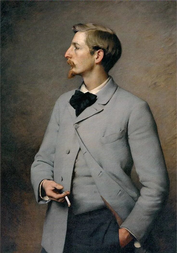 19 век россия мужчины. Робер де Монтескью. Джованни Больдини John Singer Sargent. Джованни Больдини мужской портрет.