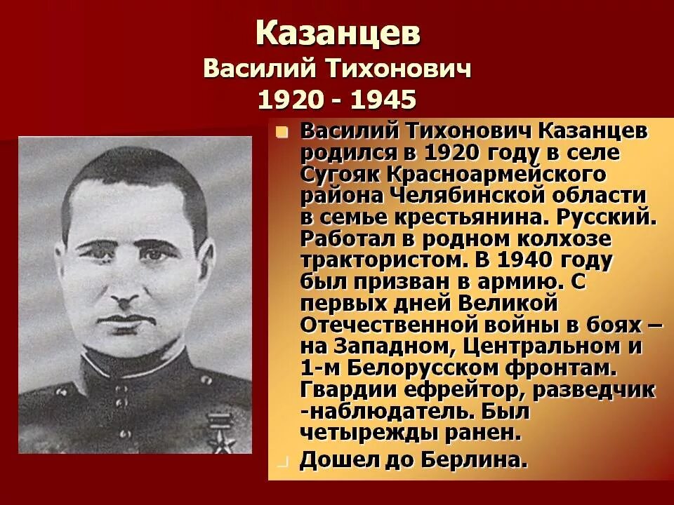 Данные кто воевал