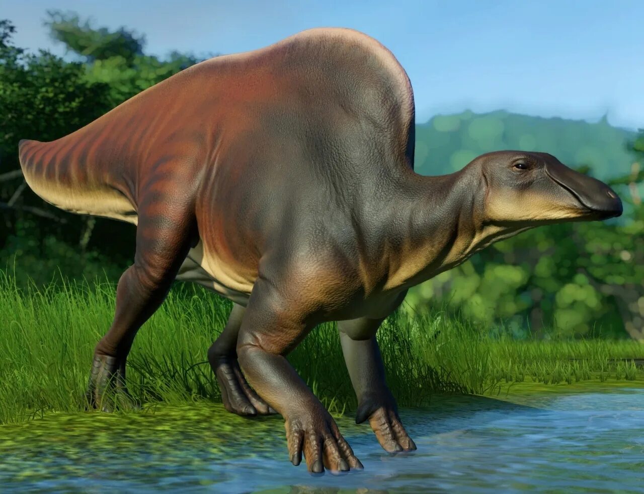 Уранозавр Jurassic World. Уранозавр Jurassic World Evolution. Jurassic World Evolution травоядные динозавры. Ouranosaurus динозавр.