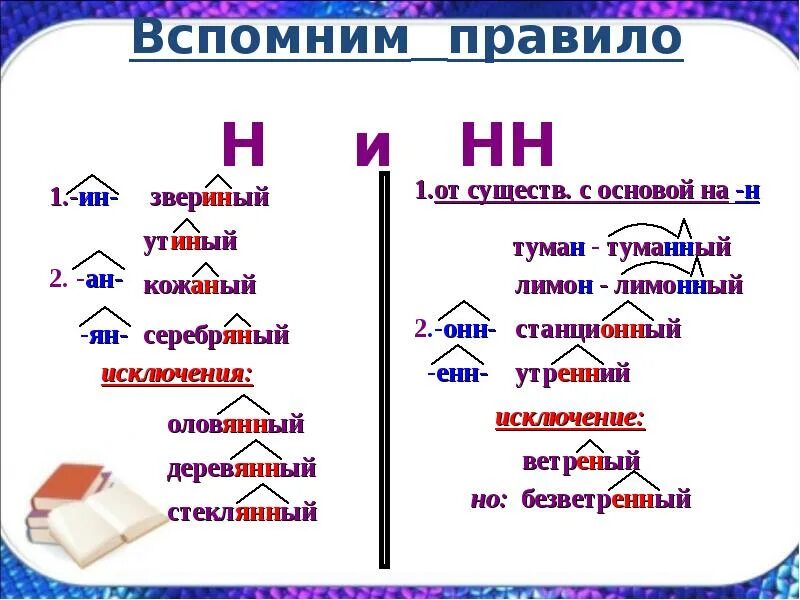 Суффикс в слове дерева