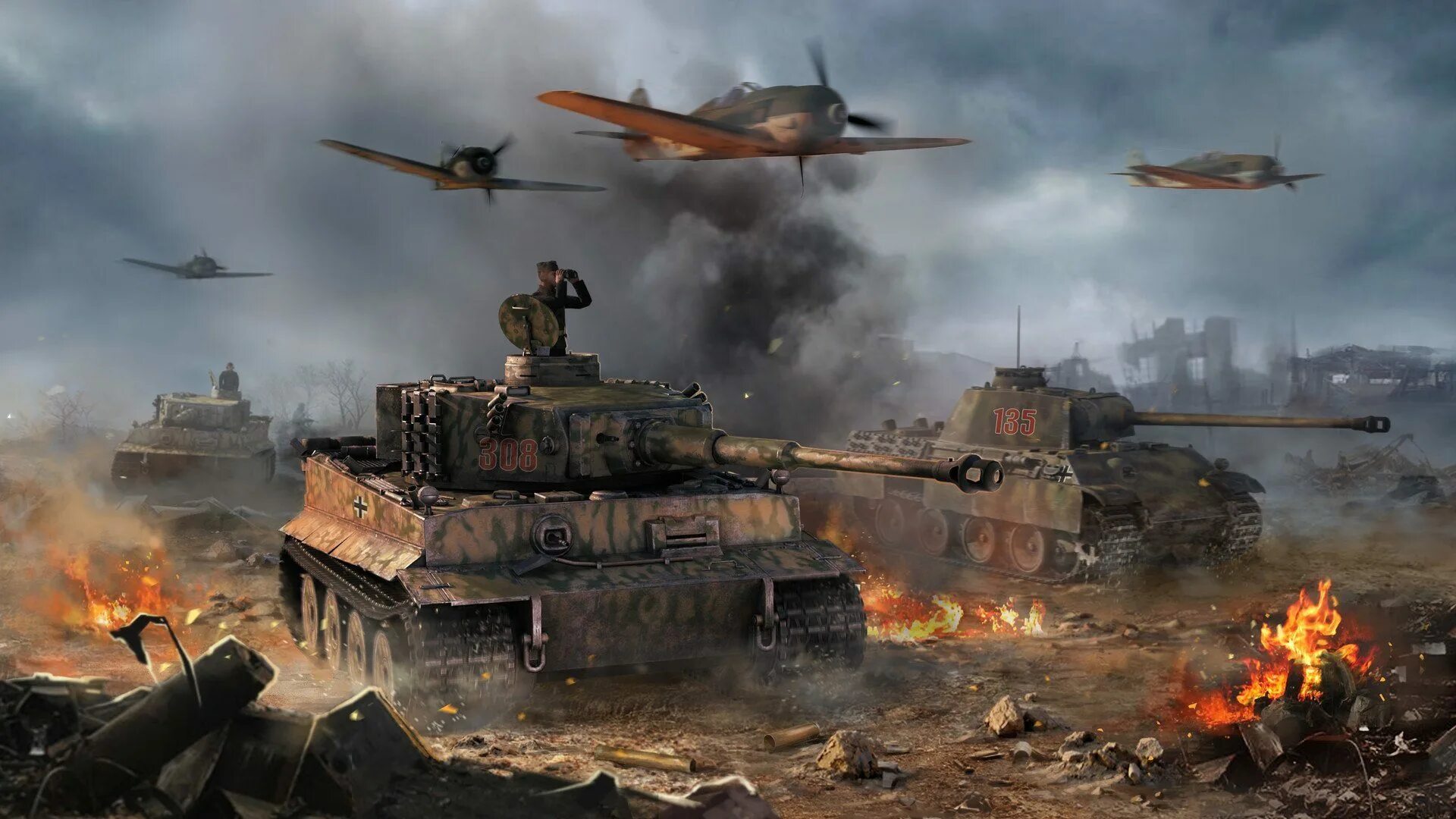Танки в войне. Танковый битвы второй мировой войны