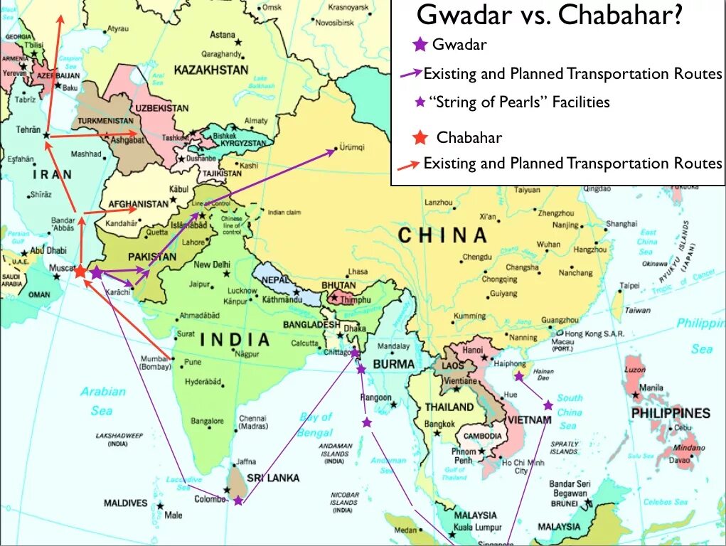 Города порты азии. Порт Чабахар в Иране на карте. Индия Иран порт Чабахар. Порты Индии на карте. Иран Пакистан Индия на карте.
