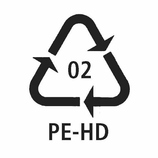 Hdpe 02. Петля мебиуса 2 hdpe. 2 hdpe маркировка пластика.