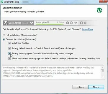 Install search