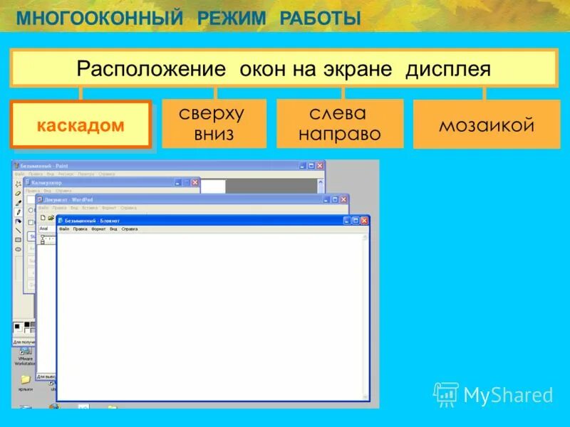 Режимы текстового редактора. Многооконный текстовый редактор. многооконный режим. расположение окон сверху вниз. режимы работы текстового редактора.