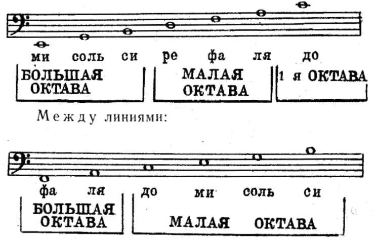 Верхняя октава. Басовый ключ малая Октава. Басовый ключ расположение нот на фортепиано. Расположение нот на нотном стане в басовом Ключе. Басовый ключ первая Октава.