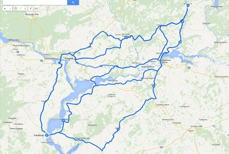Пермь от набережных челнов