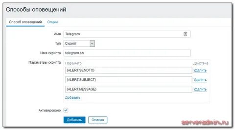 Сроки отправки уведомлений
