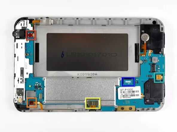 Разборка, и замена разъема питания GT P5210 GALAXY TAB 3